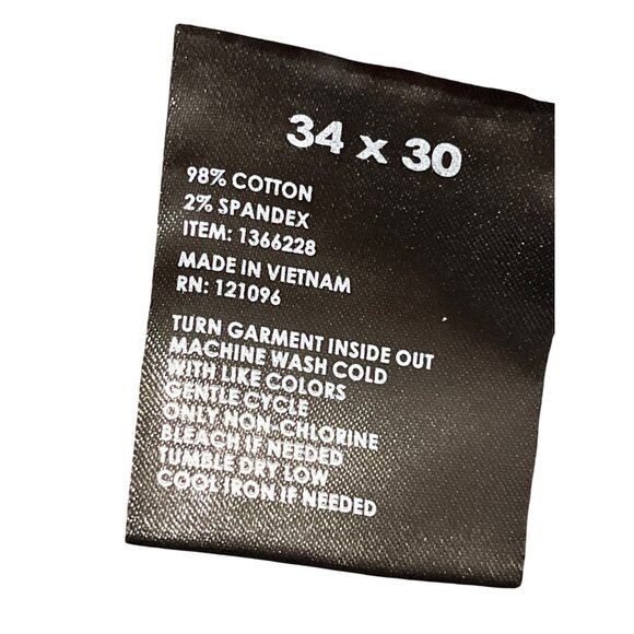 English Laundry Mens Gray Chino Pants 34x30 Cotton Blend Slim Fit Casual Style - Picture 4 of 5